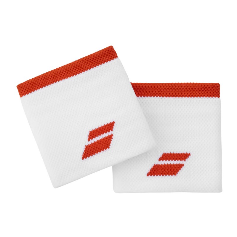 Wristbands Babolat Logo Wit Rood Wristbands Babolat Logo Wit Rood