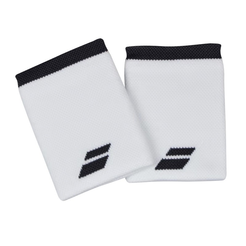 Wristbands Babolat Logo Jumbo wit Wristbands Babolat Logo Jumbo wit