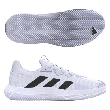 Padelschoenen Adidas Solematch Control M Clay white core black silver 2023