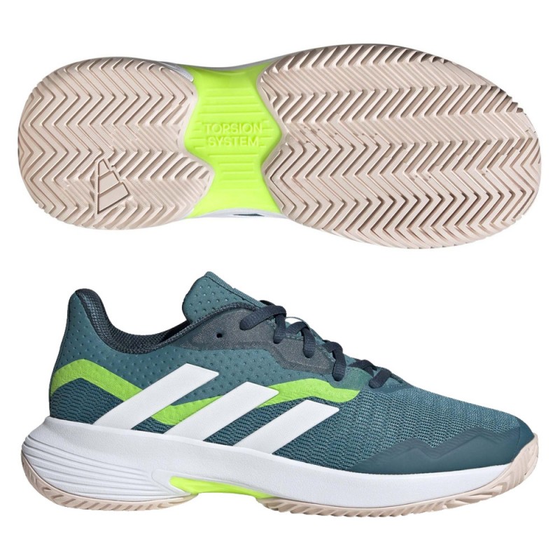 Padelschoenen Adidas Courtjam Control W arctic fusion wit 2023