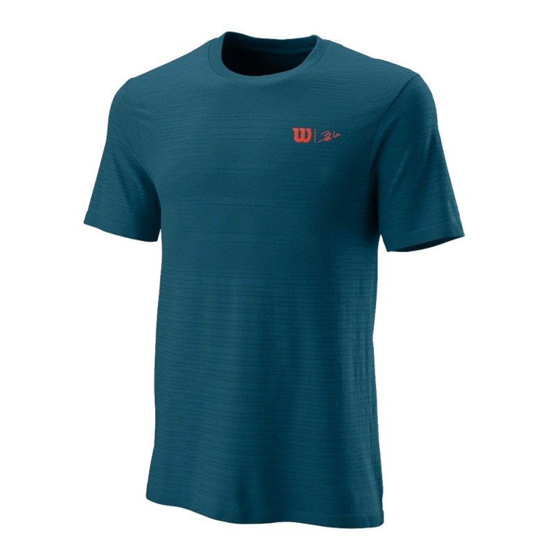 T-shirt Wilson Bela naadloos Crew III blauw koraal T-shirt Wilson Bela naadloos Crew III blauw koraal