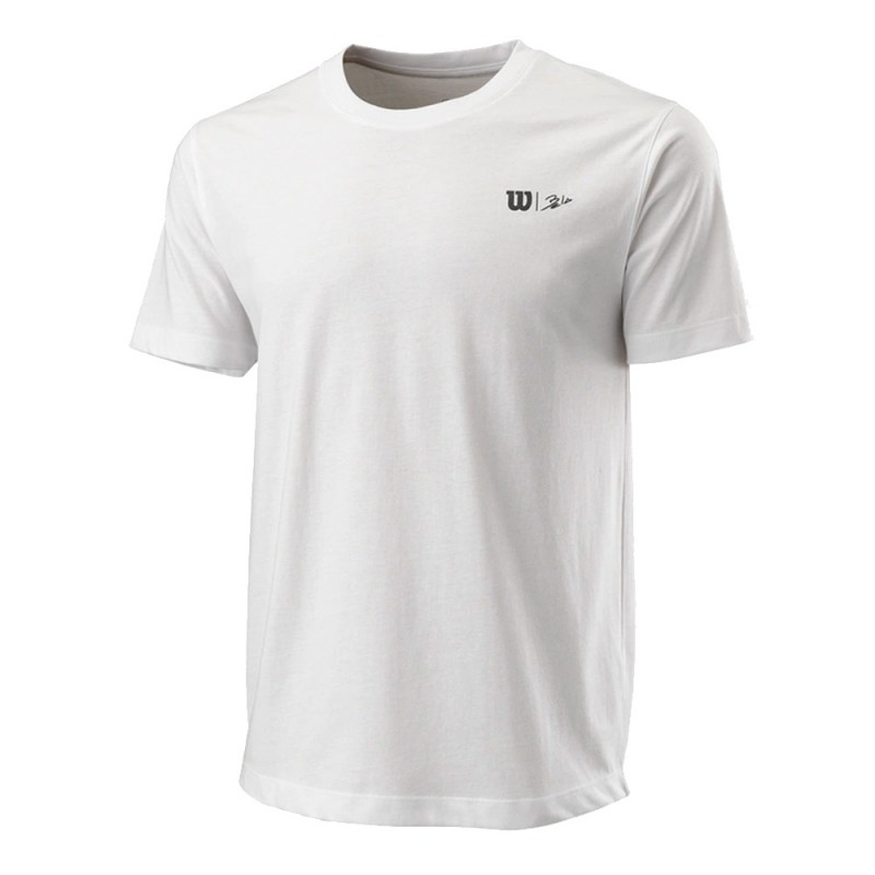 T-shirt Wilson Bela ITW tech wit T-shirt Wilson Bela ITW tech wit
