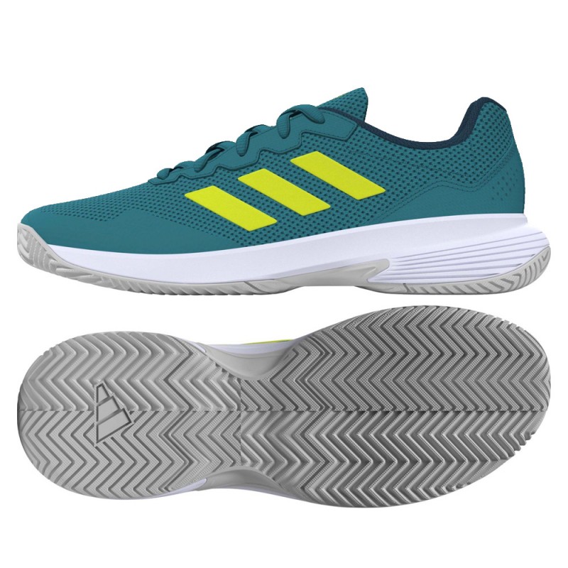 Padelschoenen Adidas Gamecourt 2 M arctic fusion lucid lemon white 2023 Padelschoenen Adidas Gamecourt 2 M arctic fusion lucid lemon white 2023