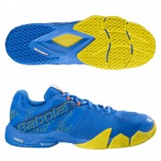Babolat Movea Heren frans blauw en geel 2023 padelschoenen Zona de Padel