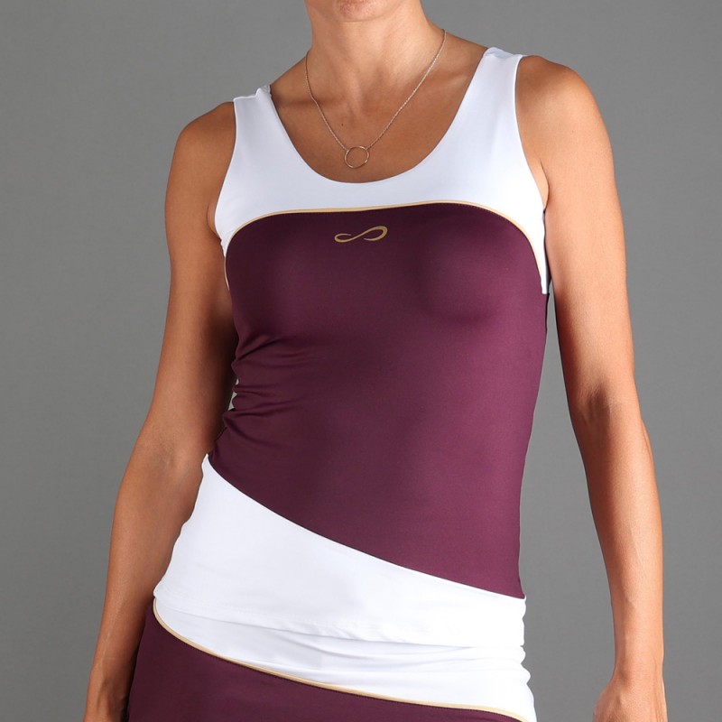 t-shirt Endless Curve Paars t-shirt Endless Curve Paars