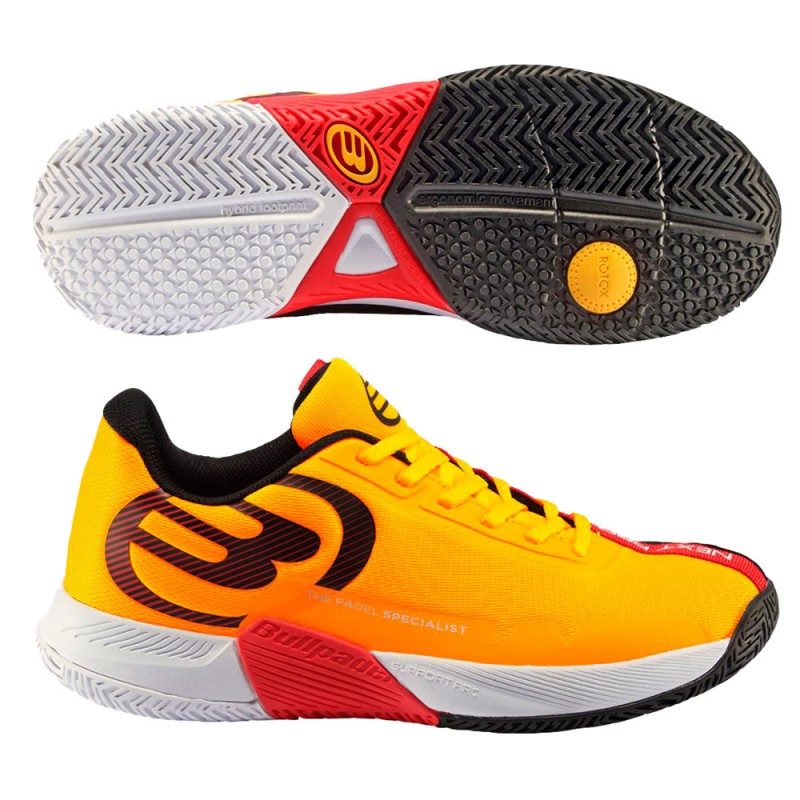 Padelschoenen Bullpadel Next Pro 23I oranje zwarte Padelschoenen Bullpadel Next Pro 23I oranje zwarte