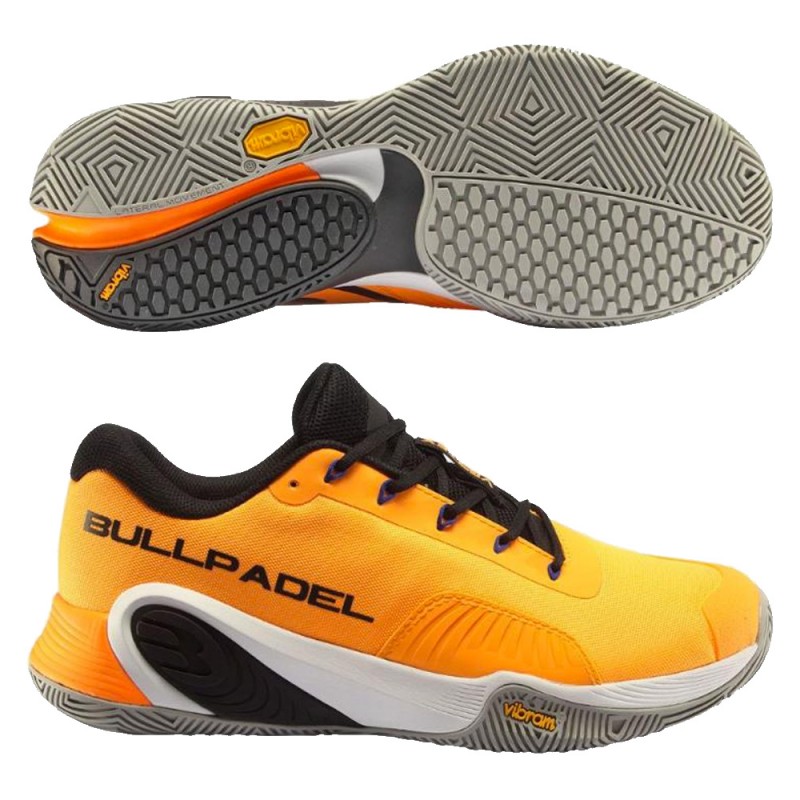 Padelschoenen Bullpadel Vertex Vibram 23I oranje Padelschoenen Bullpadel Vertex Vibram 23I oranje