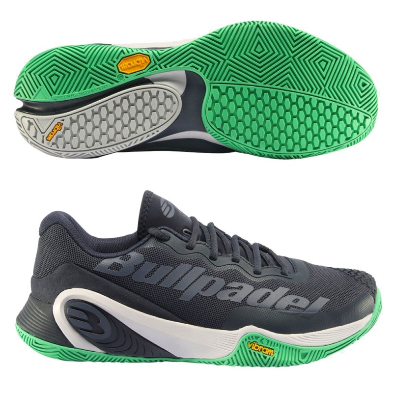 Padelschoenen Bullpadel Hack Vibram 23I donkerblauwe Padelschoenen Bullpadel Hack Vibram 23I donkerblauwe