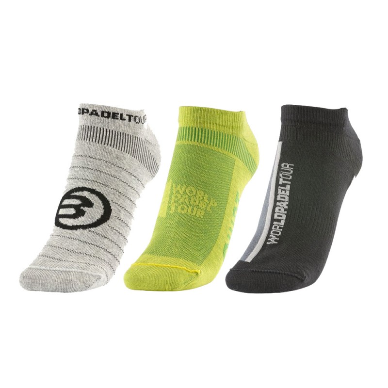 Bullpadel BP-WPT2309 sokken verpakt in 3 kleuren
