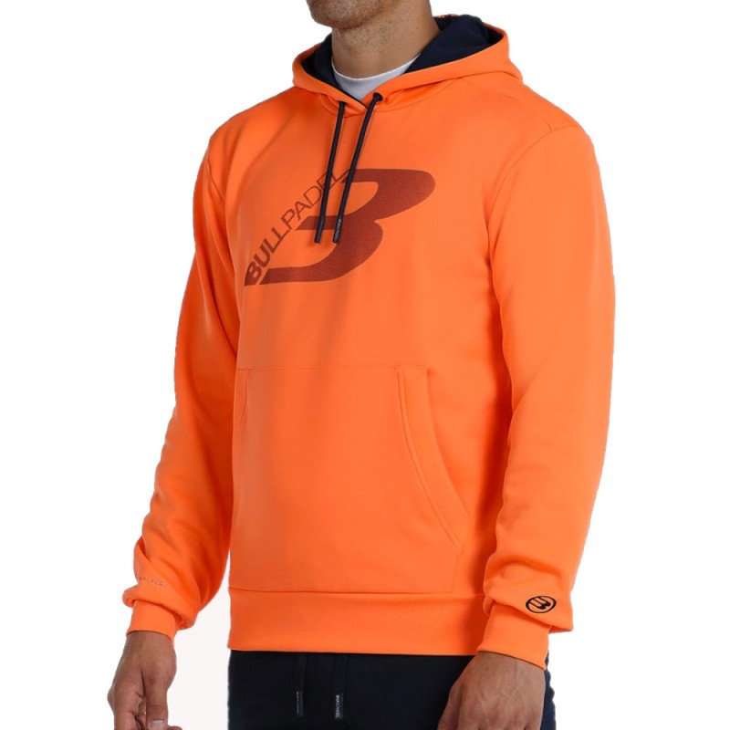 Sweatshirt Bullpadel Nocla fluor oranje Sweatshirt Bullpadel Nocla fluor oranje