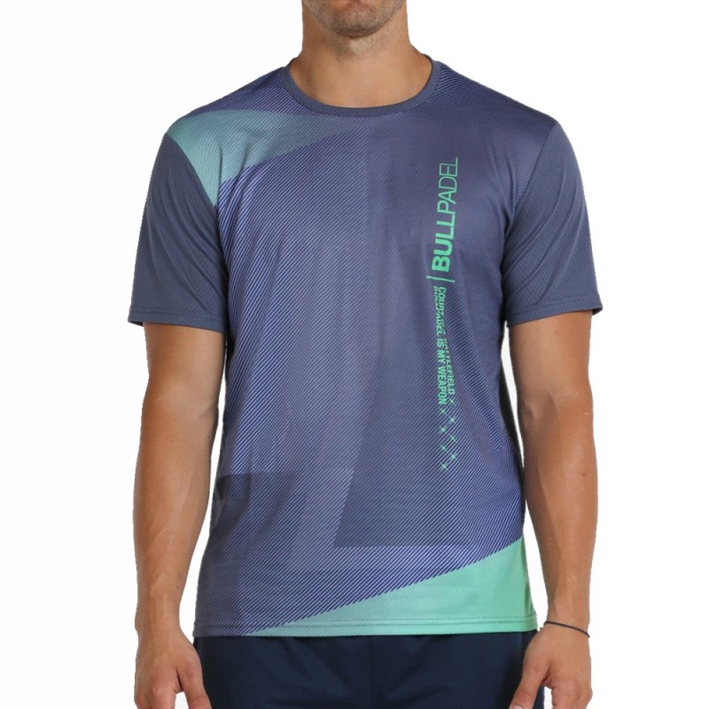 T-shirt Bullpadel Orisa schaduwblauw T-shirt Bullpadel Orisa schaduwblauw
