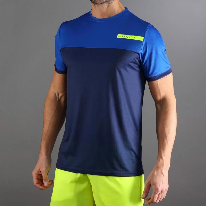 T-shirt Endless Alpha II blauw T-shirt Endless Alpha II blauw