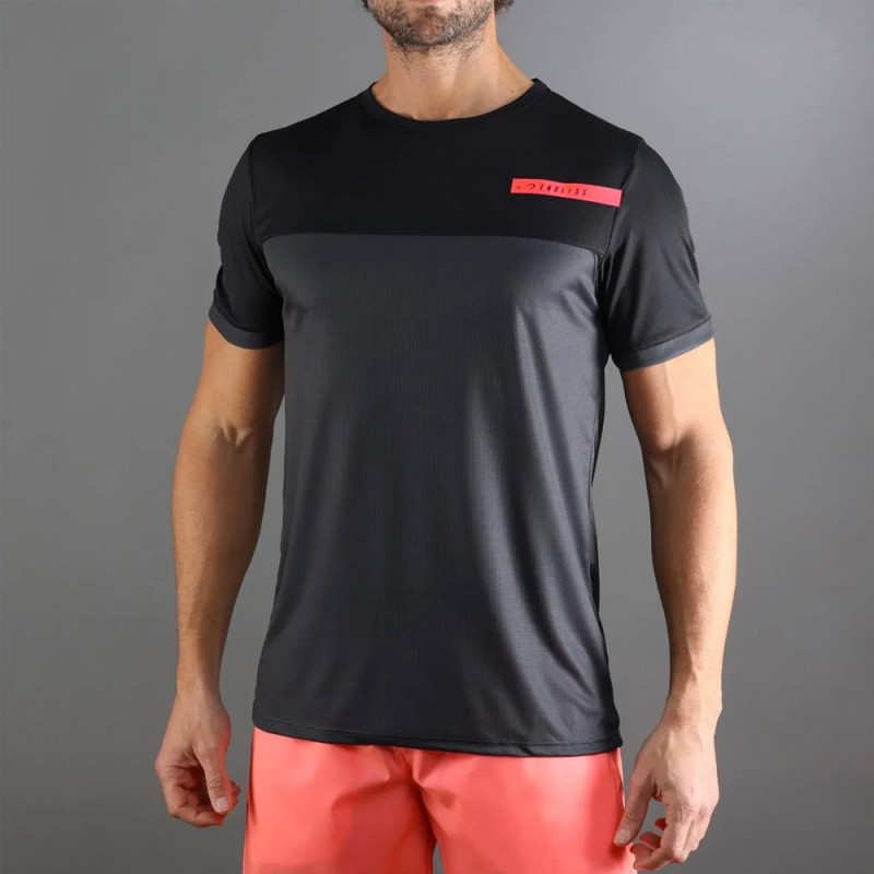 T-shirt Alpha II van Endless in titanium zwart T-shirt Alpha II van Endless in titanium zwart