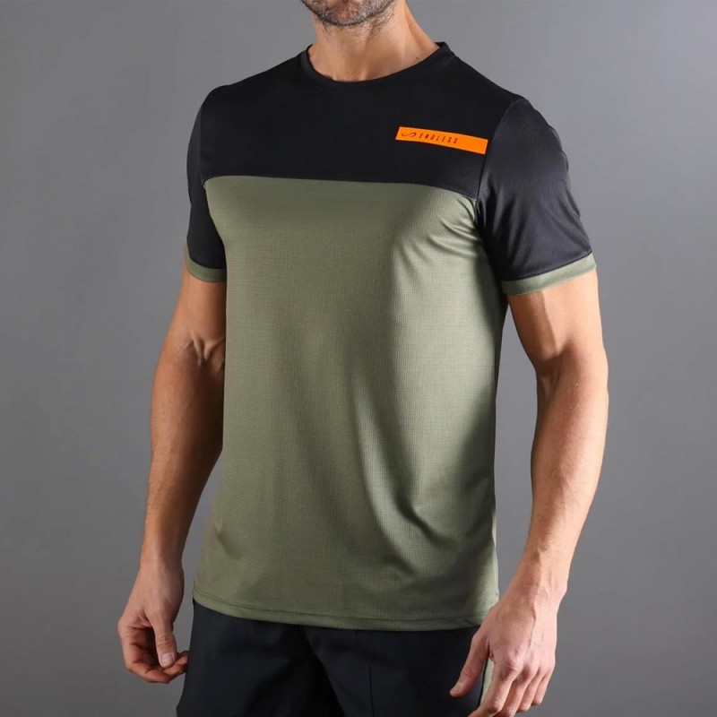 T-shirt Endless Alpha II zwart army T-shirt Endless Alpha II zwart army