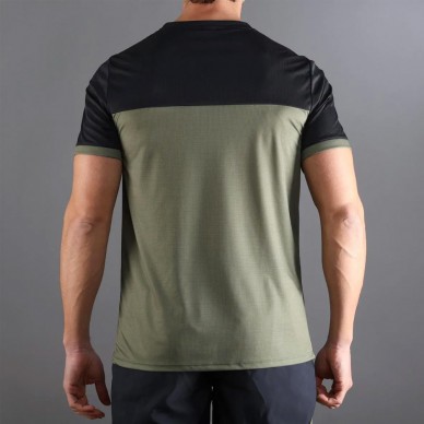 T-shirt Endless Alpha II zwart army