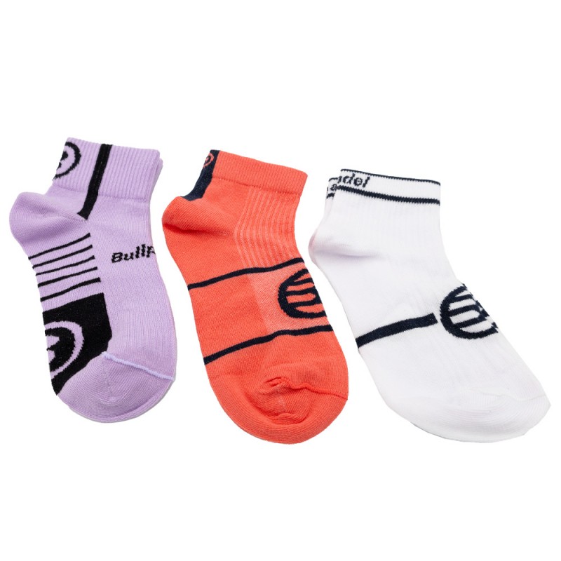 Sokken Bullpadel BP2302 FW verpakt in 3 kleuren Sokken Bullpadel BP2302 FW verpakt in 3 kleuren
