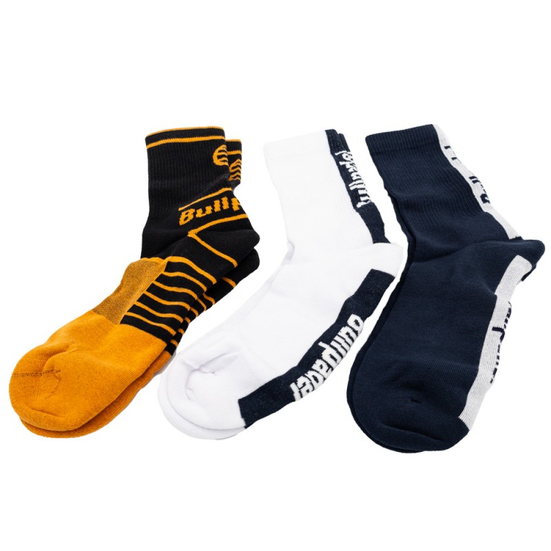 Sokken Bullpadel BP2306 FW verpakt in 3 kleuren Sokken Bullpadel BP2306 FW verpakt in 3 kleuren