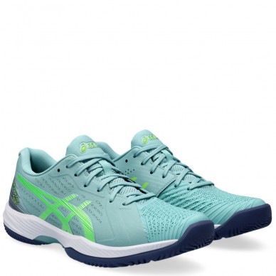 Asics Solution Swift FF Padel teal tint electric lime heren 2024