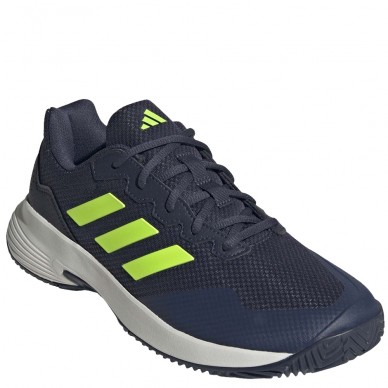 Adidas Gamecourt 2 M shadow navy lemon white heren 2024