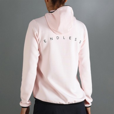 Endless Breath roze kristal hoodie