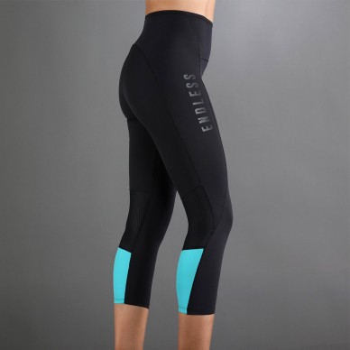 Endless Indy 7/8 zwart blauw Leggings