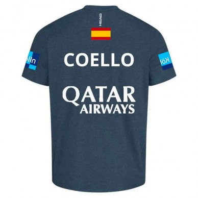 Head Arturo Coello marineblauw t-Shirt