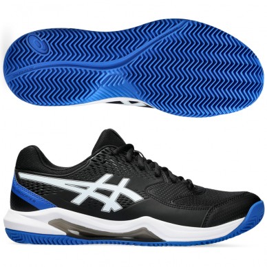 Asics Gel Dedicate 8 Clay black tuna blue heren 2024