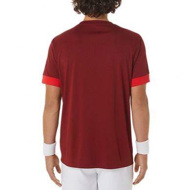 Asics Court SS Top rood t-Shirt