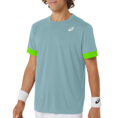 Asics Men Court SS Top turkooise tint T-shirt