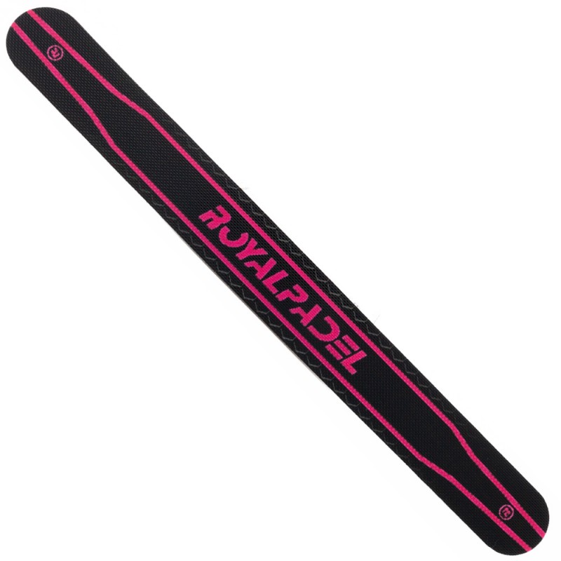 beschermend Royal Padel grijs roze logo beschermend Royal Padel grijs roze logo