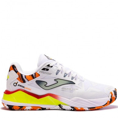 Joma Spin Men 2402 white yellow heren 2024