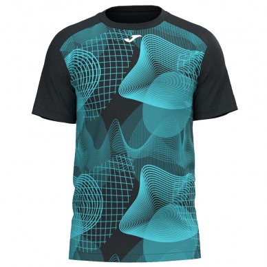 Joma Challenge zwart turquoise t-shirt