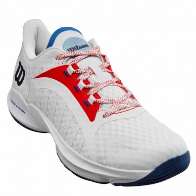 Wilson Hurakn Pro white red heren 2024