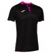 Joma Ranking zwarte roze fluor t-shirt