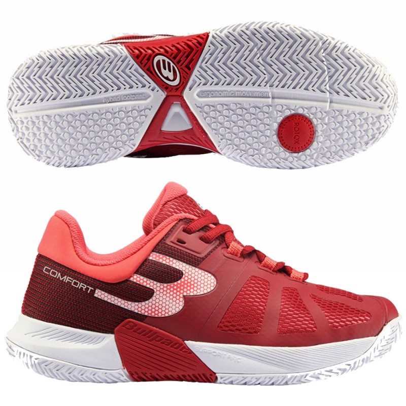 Bullpadel PRF Comfort W 24V cherry dames 2024 Bullpadel PRF Comfort W 24V cherry dames 2024