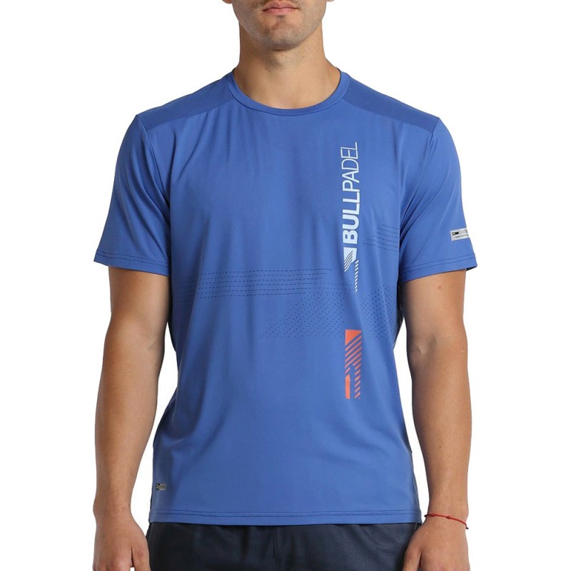 Bullpadel Adive intens blauw t-shirt Bullpadel Adive intens blauw t-shirt