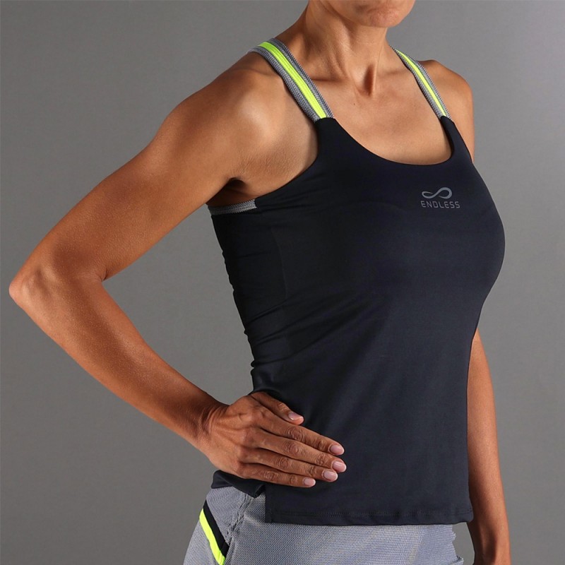 Endless Glow zwart t-shirt Endless Glow zwart t-shirt