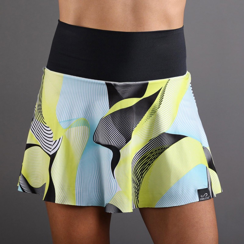 Endless Lux II kinetisch blauw skirt Endless Lux II kinetisch blauw skirt