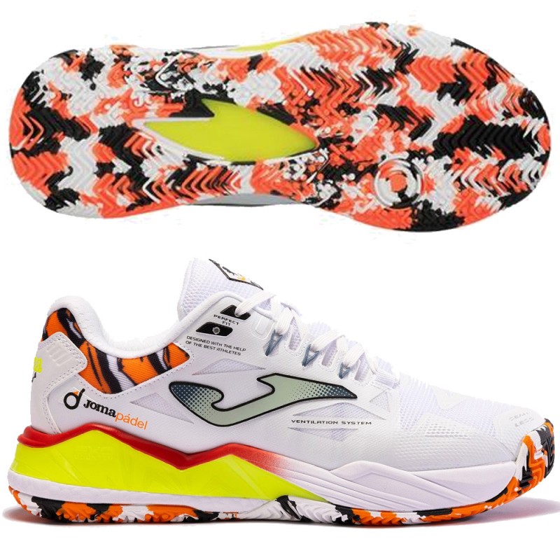 Joma Spin Men 2402 white yellow heren 2024 Joma Spin Men 2402 white yellow heren 2024