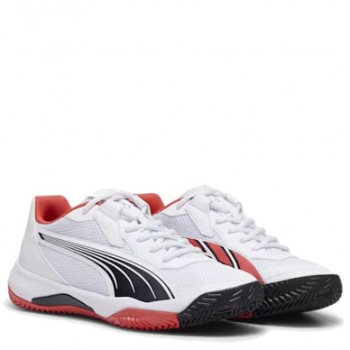 Puma NOVA Court white black active red heren 2024