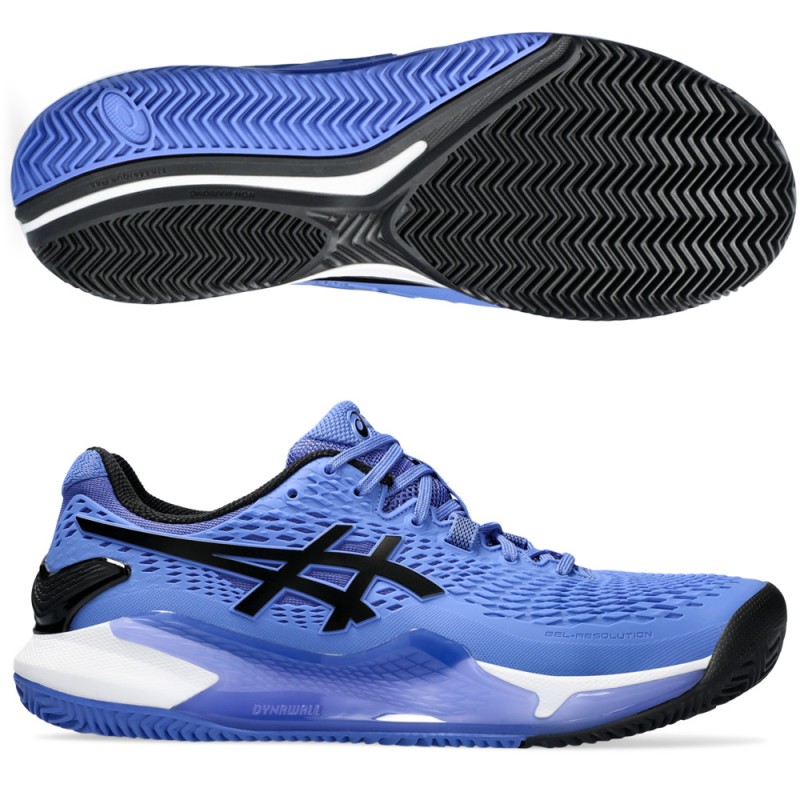 Asics Gel Resolution 9 Clay sapphire black heren 2024 Asics Gel Resolution 9 Clay sapphire black heren 2024