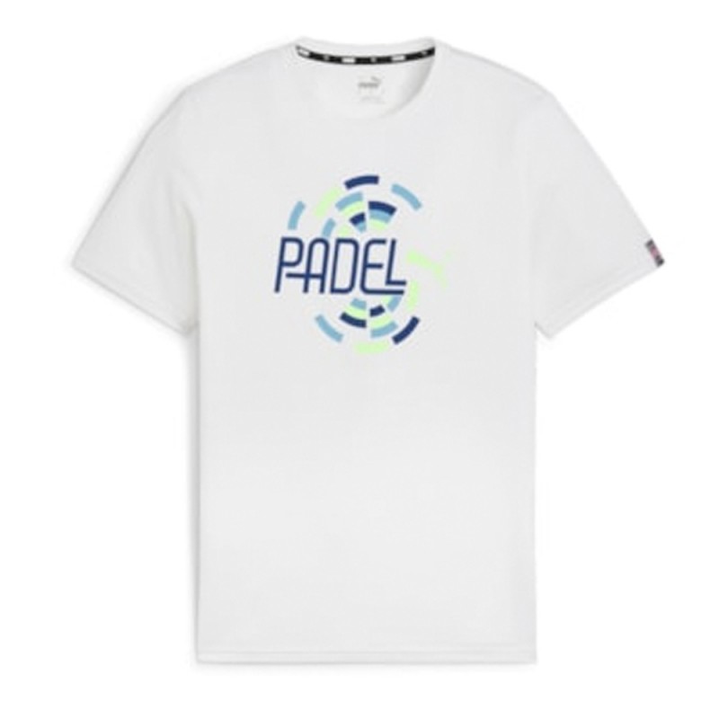 Puma Individual Wit grafisch t-shirt