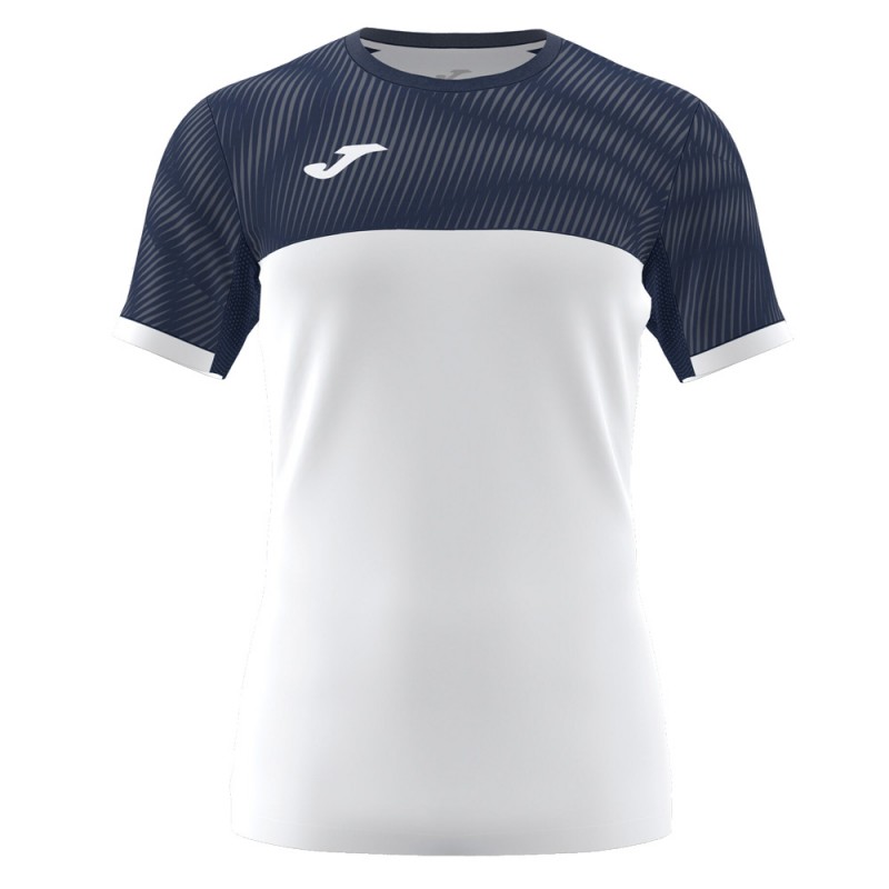 Joma Montreal wit marineblauw t-shirt Joma Montreal wit marineblauw t-shirt