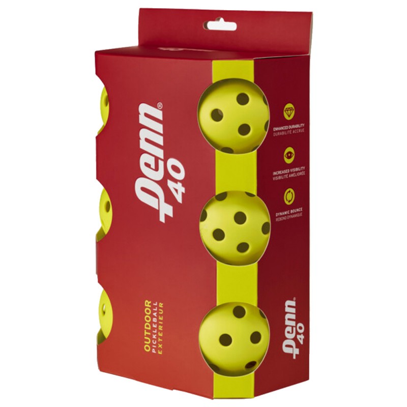 Head Padelballen Pickleball 40 Outdoor 6 Stucks Head Padelballen Pickleball 40 Outdoor 6 Stucks