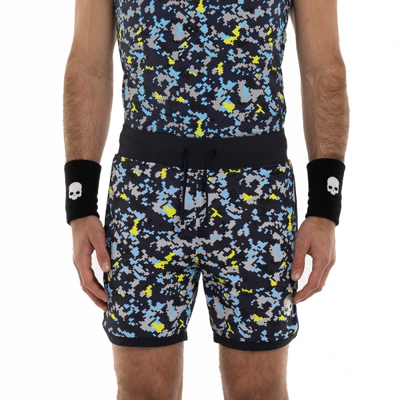 Hydrogen Camo Pixel Tech marineblauw short Hydrogen Camo Pixel Tech marineblauw short
