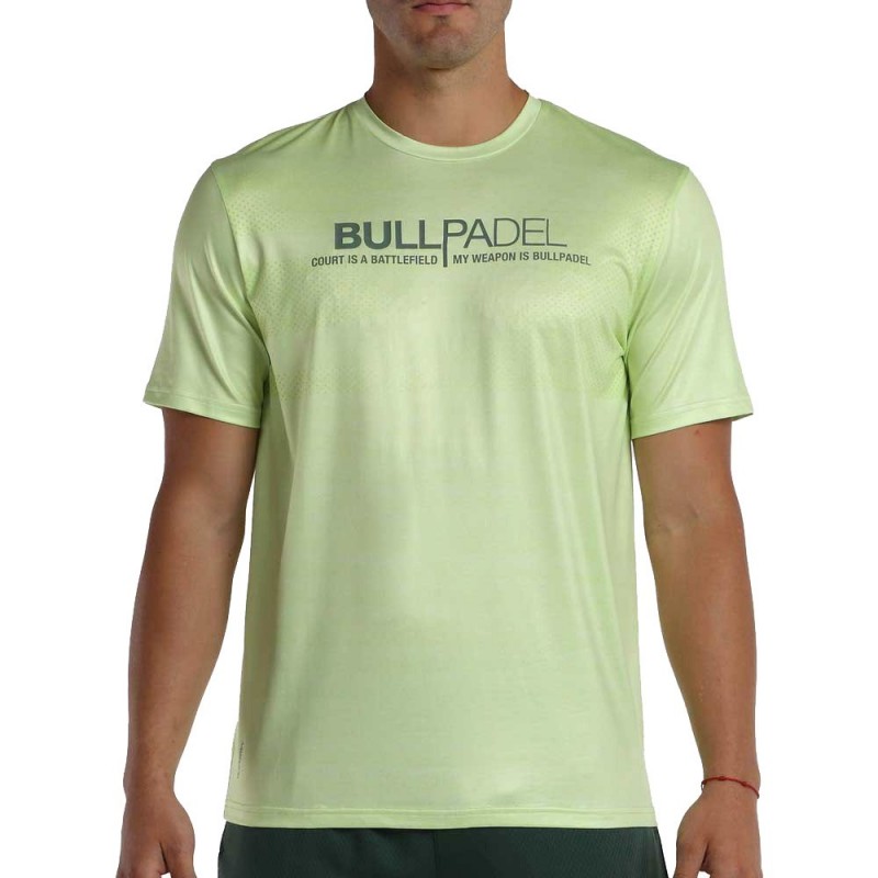Bullpadel Leteo zwavelgeel vigore t-shirt Bullpadel Leteo zwavelgeel vigore t-shirt