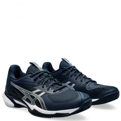 Asics Solution speed FF 3 Clay french blue pure silver heren 2024