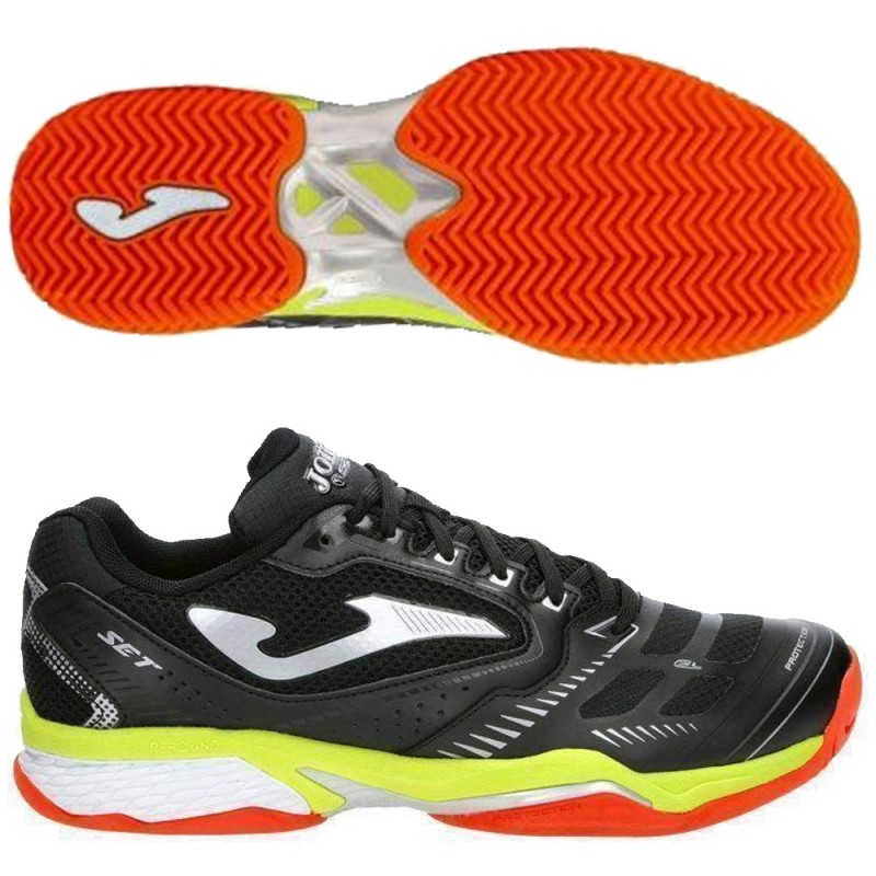Joma Set 2201 black yellow fluor heren 2024 Joma Set 2201 black yellow fluor heren 2024