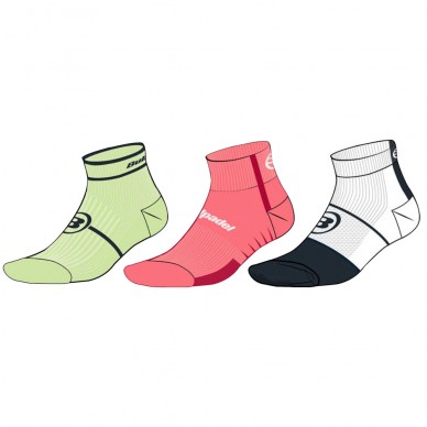 Bullpadel sokken BP2402 pack 3 kleuren