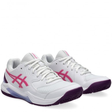 Asics Gel Dedicate 8 Padel white dragon fruit dames 2024